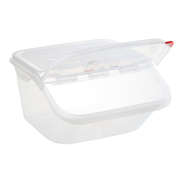 ARAVEN 09145 COLORCLIP 4 GALLON / 64 CUP POLYPROPYLENE LIGHT-DUTY SHELF INGREDIENT BIN