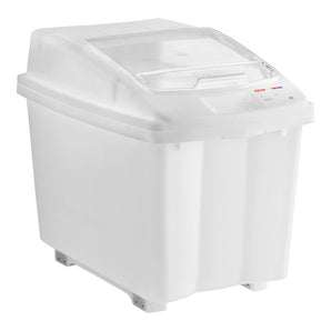 ARAVEN 00920 26 GALLON / 415 CUP LIGHT-DUTY MOBILE INGREDIENT BIN WITH SLIDING LID