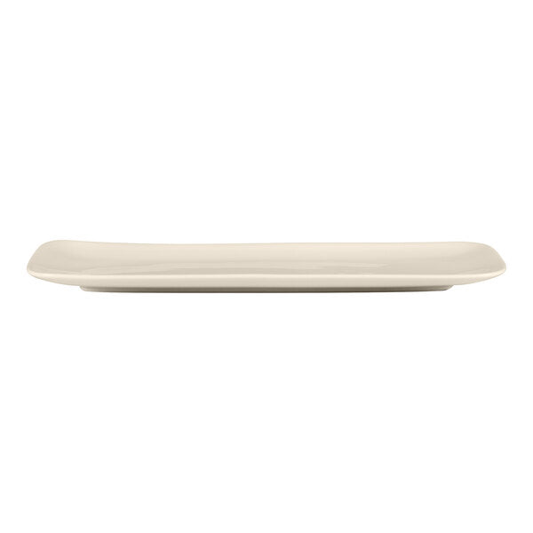 RAK BONE CHINA BRAVURA RECTANGULAR PLATE IVORY, DIA: 27.7 X 13.9 X 1.6 CM - Mabrook Hotel Supplies