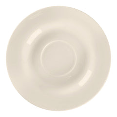 RAK BONE CHINA BRAVURA SAUCER FOR PEDESTAL CUP IVORY, 17 CM. CUP CODE: BCBVPNC23 - Mabrook Hotel Supplies