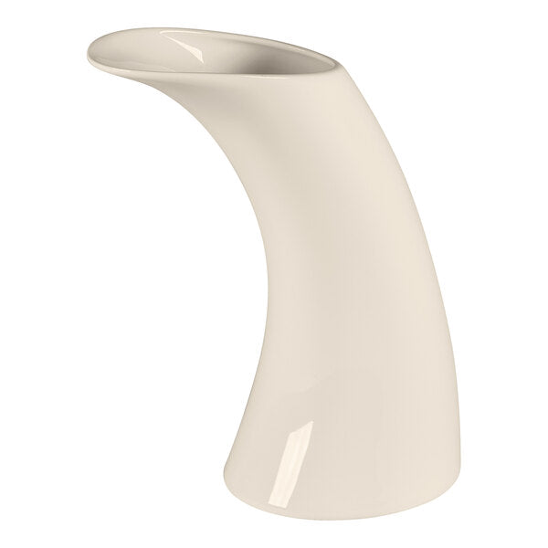 RAK PORCELAIN BRAVURA BONE CHINA JUG, 12.3 OZ, DIM: D 8.1 x H 16.6 CM - Mabrook Hotel Supplies