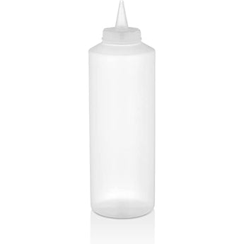 SQUEEZE BOTTLE DISPENSER, CLEAR - 250 ML - Mabrook Hotel Supplies