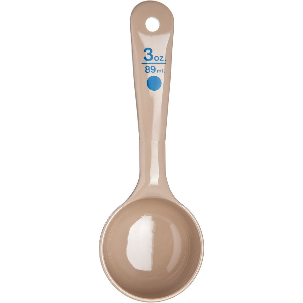 MEASURE MISER SOLID SHORT HANDLE, CAP: 3 OZ, BEIGE - Mabrook Hotel Supplies