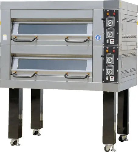2 DECK OVEN EACH DECK 2 FULL OZI TRAY(80X60 CM)OR(4 40X60 CM - Mabrook Hotel Supplies