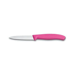 VICTORINOX SWISS CLASSIC PARING KNIFE POINT SERRATED PINK, 8 CM. - Mabrook Hotel Supplies