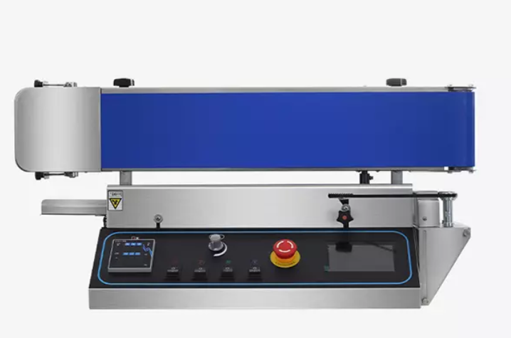Vertical Type Ink-Jet Continuous Band Sealer with Foot Stand. No Warranty on Belt, Heater, Teflon Sheet, Ink - Mabrook Hotel Supplies