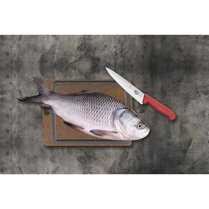 VICTORINOX CARVING KNIFE STAINLESS STEEL RED, SIZE: 19 CM. - Mabrook Hotel Supplies