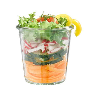 APS WECK GLASSES WITH LID, 6 PCS