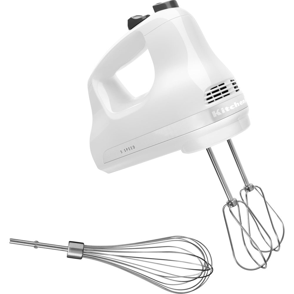 KITCHENAID HAND MIXER 5 SPEED - CLASSIC WHITE - Mabrook Hotel Supplies