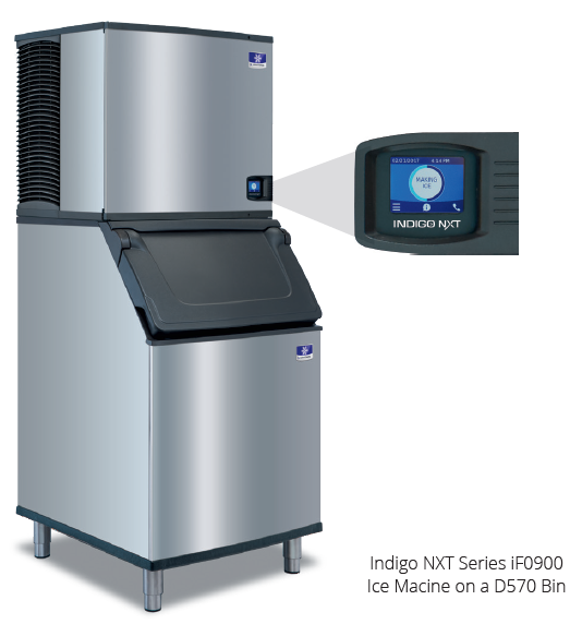 542 Kg Indigo NXT Dice Ice Cube Machine (Old Code: MAN-ID1106A). - Mabrook Hotel Supplies