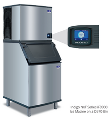 386Kg/24 Hr, Indigo NXT Dice Ice Cube Machine.