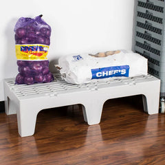CAMBRO DRS480480 S-SERIES 48" X 21" X 12" SLOTTED TOP BOW TIE DUNNAGE RACK - 1360 LB. CAPACITY - Mabrook Hotel Supplies