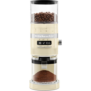 KitchenAid Artisan stainless steel Espresso machine and almond cream Grinder