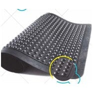 BUBBLE MAT, DIM: 52X82X1.5 CM, COLOR: BLACK, CATEGORY: INDUSTRIAL MAT