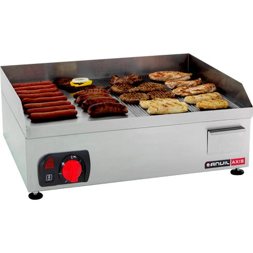 "GRILLDLE HALF RIBBED 600MM, 3KW 230V."