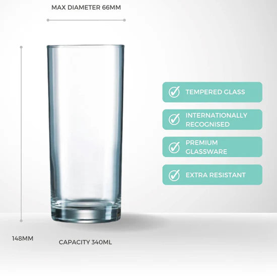 TEMPERED PRINCESA H/B TUMBLER 6 OZM - Mabrook Hotel Supplies