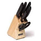 5 PCS. NIZA SERIES KNIVES SET + SCISSORS + BLOCK