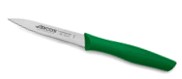 NOVA SERIES 100 MM SERRATED GREEN COLOUR PARING KNIFE