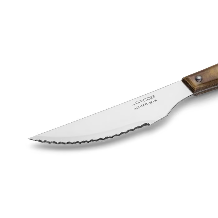 110 MM POPLAR WOOD HANDLE STEAK KNIFE - Mabrook Hotel Supplies
