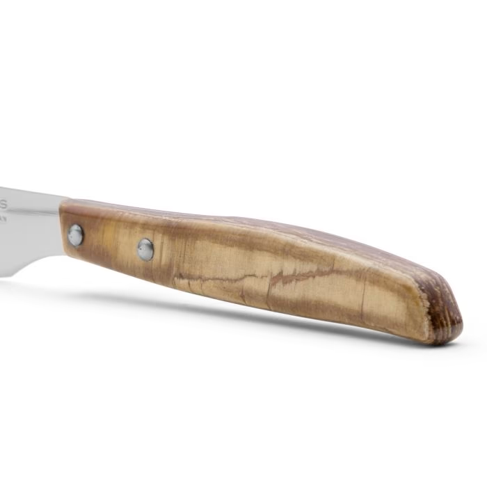 110 MM POPLAR WOOD HANDLE STEAK KNIFE - Mabrook Hotel Supplies