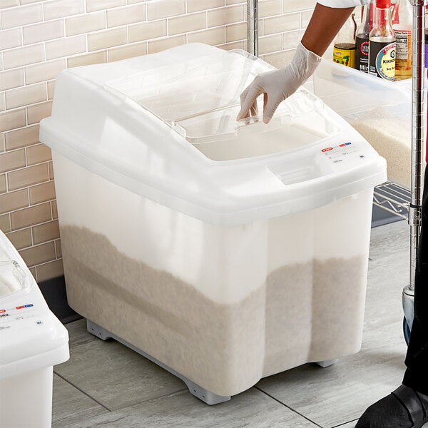 ARAVEN 26 GALLON INGREDIENT BIN WITH SLIDING LID - Mabrook Hotel Supplies