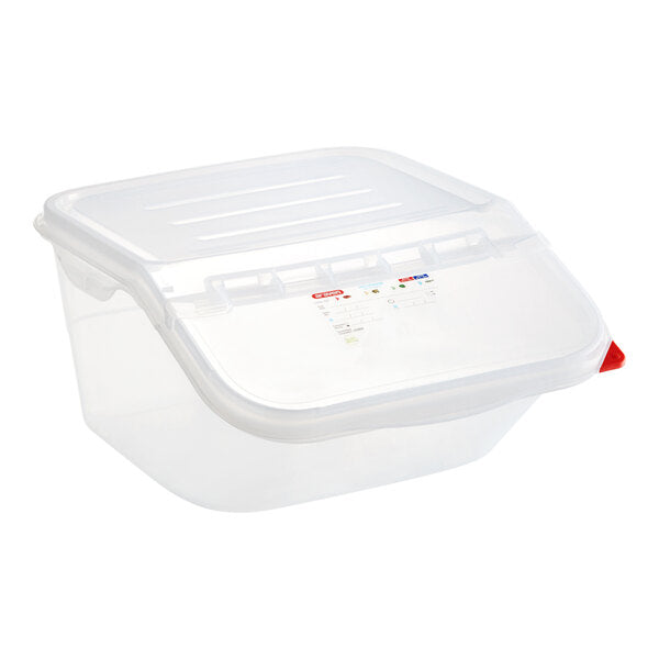 ARAVEN 09145 COLORCLIP 4 GALLON / 64 CUP POLYPROPYLENE LIGHT-DUTY SHELF INGREDIENT BIN