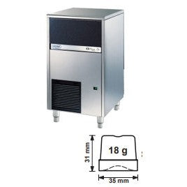Up TO 46 Kg /Day - Air Cooled  Spray System Automatic Undercounter Ice Maker.