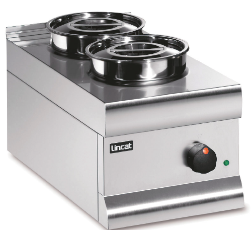 S/S ELECTRIC BAIN MARIE. COUNTERTOP. DRY HEAT. 2 ROUND POTS.S/S ELECTRIC BAIN MARIE. COUNTERTOP. DRY HEAT. 2 ROUND POTS. - Mabrook Hotel Supplies