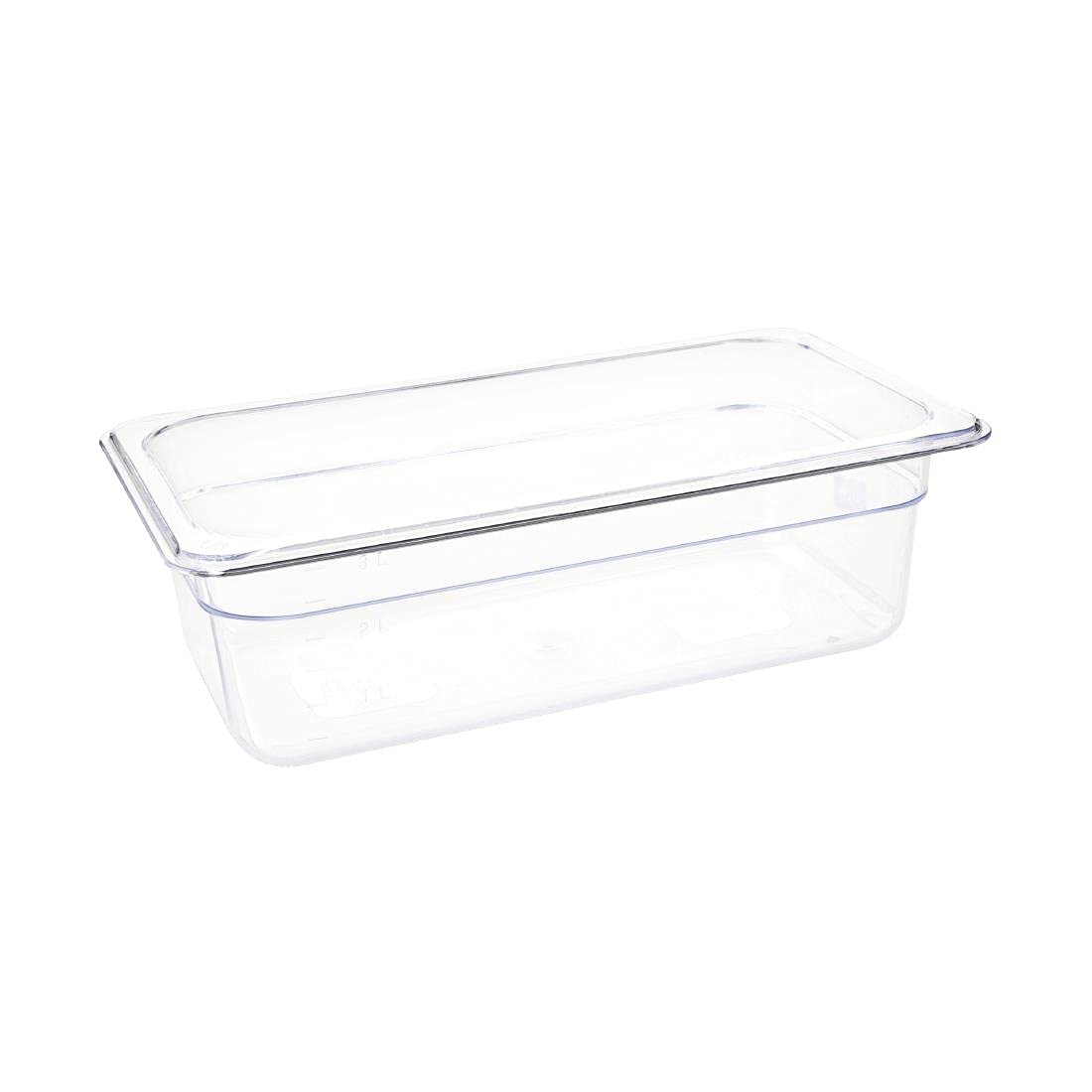 PAN 1/3 100MM ,POLYCARBONATE,COLOR:TRANSPARENT - Mabrook Hotel Supplies