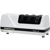 Chef's Choice Model 120 3-Stage Professional Electric Knife Sharpener, White