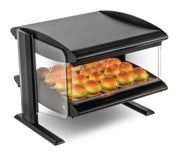 67 Ltr Hot Showcase with Tempered Glass at Front and 2 Sides. - Mabrook Hotel Supplies