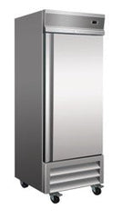 1 Solid Door Upright Refrigerator with 3 Shelfs and Castors. - Mabrook Hotel Supplies
