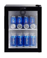 Table Top Display Freezer with 1 Shelf in Black Color. - Mabrook Hotel Supplies