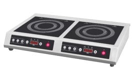 68.3 cm Electric Double HobInduction Cooker with Stainless Steel Body. - Mabrook Hotel Supplies