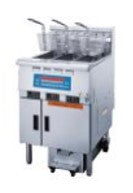 Three Vat Electric Fryer with Filtration System. - Mabrook Hotel Supplies