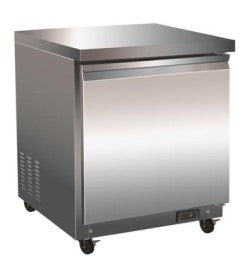 1 Door UnderCounter Refrigerator with 1 Shelf and Castors. - Mabrook Hotel Supplies