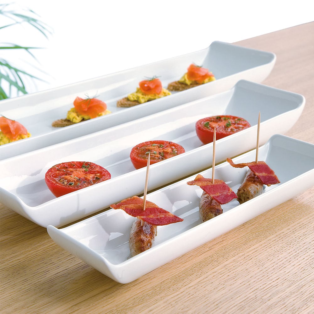 ALCHEMY FINE CHINA BUFFET BOAT DISH  51.8 CM - Mabrook Hotel Supplies