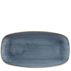 STONECAST BLUEBERRY OBLONG CHEFS PLATE 11 3/4X6" BOX 12 - Mabrook Hotel Supplies