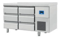 (79E4.27NMV.D1003) Comersa Counter Type Refrigerator with 6 Drawers without Backsplash. - Mabrook Hotel Supplies