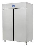(79C4.14NMV.00) 2 Doors Upright Refrigerator Cabinet with Lock , Light and With 3 Shelves each side. Castors. (3 Years Warranty Against Manufacturing Defective Including Door Gasket). (OLD CODE: COM-G - Mabrook Hotel Supplies