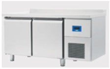 (79E4.27NMV.D2105) COUNTER TYPE REFRIGERATOR WITH DOUBLE DOOR (0 +10°C) WITH 10 CM BACKSPLASH & WHEELS. (3 Years Warranty Against Manufacturing Defective Including Door Gasket). - Mabrook Hotel Supplies