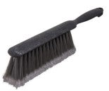 FLO-PAC COUNTER/BENCH BRUSH WITH FLAGGED POLYPROPYLENE BRISTLES - GRAY