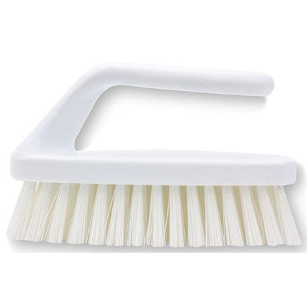 POLYESTER BAKE PAN LIP BRUSH WHITE , LENGTH: 6" (15.24cm) - WIDTH: 2.75" (6.99cm) - HEIGHT: 3.94" (10.01cm).