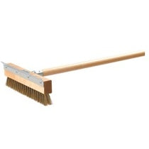 Pizza Oven Brush & Scraper (Head Only) 10" .Metal Bristles