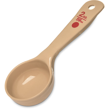 MEASURE MISER SOLID SHORT HANDLE, CAP: 2 OZ, BEIGE - Mabrook Hotel Supplies