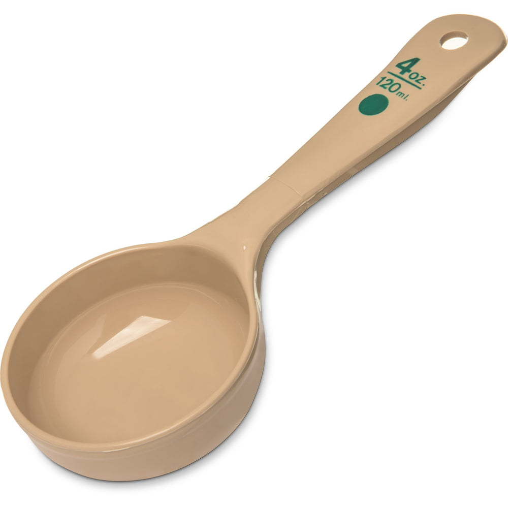 MEASURE MISER SOLID SHORT HANDLE, CAP: 4 OZ, BEIGE - Mabrook Hotel Supplies