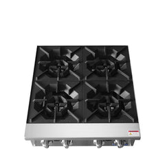 Atosa/ 4 Burners Countertop Ranges Hot Plate with 100,000 BTU.