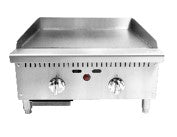 2 Burners Thermostatic Gas Griddle with 50,000 BTU. - Mabrook Hotel Supplies