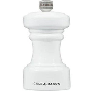 COLE & MASON HOXTON SALT MILL 104MM/4 INCHES, WHITE COLOR