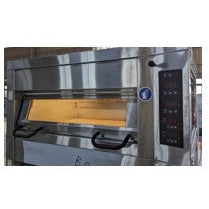 Delta Canada 1 Deck 2 Tray (40x60cm) Electric Deck Oven with 1 Steam Module and 1 Stone Hearth.